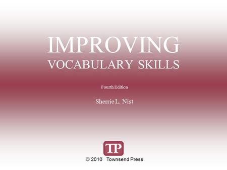 IMPROVING VOCABULARY SKILLS