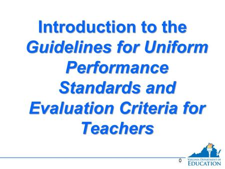 Primary Purposes of the Evaluation System