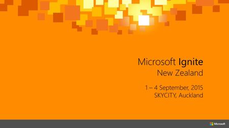 Microsoft Ignite /24/2017 9:51 PM