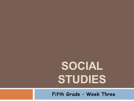 SOCIAL STUDIES Fifth Grade – Week Three.  What two inventions were developed by Thomas Edison?