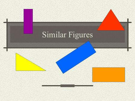 Similar Figures. Square Limit by M.C. Escher Escher used a pattern of squares and triangles to create Square Limit. These two triangles are similar. Similar.