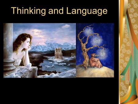 Thinking and Language.