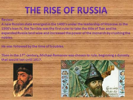 The Rise of Russia Review: