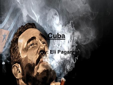 Cuba By: Eli Pagan. Geography: Size of country: 42,803 sq. mi. Havana, 2,686,000 Other large cities: Santiago de Cuba, 554,400; Camagüey, 354,400; Holguin,