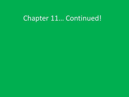 Chapter 11… Continued!. Review from last week… How do we control our muscles? – (How do we use the nervous system to make our muscles contract?) Brain.