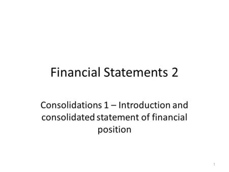 Financial Statements /10