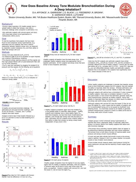 How Does Baseline Airway Tone Modulate Bronchodilation During A Deep Inhalation? D.A. AFFONCE 1, A. GARRISON 2, L.D. BLACK 1, J.J. FREDBERG 3, R. BROWN.