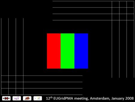 12 th EUGridPMA meeting, Amsterdam, January 2008.