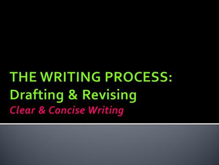  Getting to the point promptly can help you become a clearer thinker and a more engaging writer.