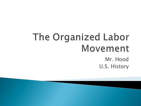 Mr. Hood U.S. History.  In factories, owners sought to maximize profit by cutting the wages of workers.  Some factories became known as sweatshops because.