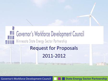 Request for Proposals 2011-2012. Webinar Presenters Carol Dombek, MSESP Program Manager Teresa Kittridge, MSESP Project Manager, Executive Director –