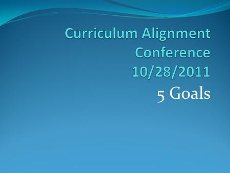 5 Goals. Programming Establish a contact for every high school that teaches AP Computer Science or Business Computer Programming Expand CC/SC collaboration.