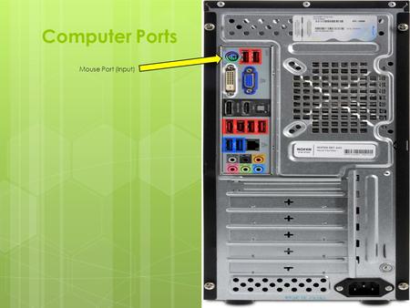 Computer Ports Mouse Port (Input).