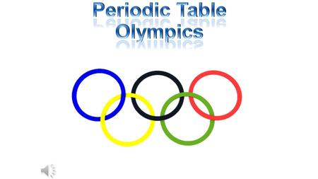 Periodic Table Olympics