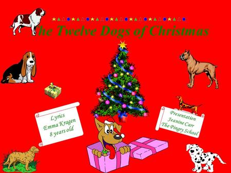 The Twelve Dogs of Christmas