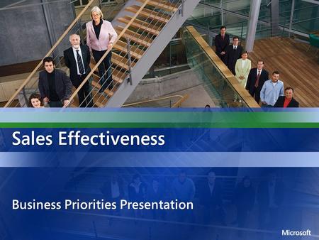 Sales Effectiveness Business Priorities Presentation.