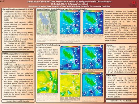 P1.7 The Real-Time Mesoscale Analysis (RTMA) An operational objective surface analysis for the continental United States at 5-km resolution developed by.