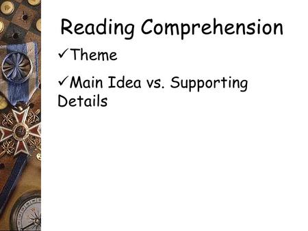 Reading Comprehension