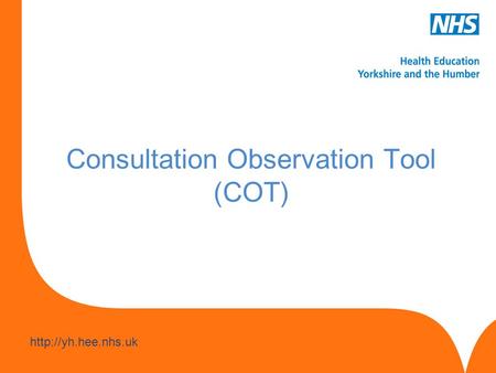 Consultation Observation Tool (COT)