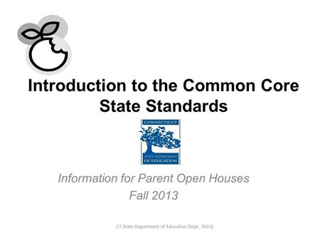 CCSS Mathematics Standards What are the learning expectations? Grade K- 8 Math Content Standards Build deep understanding, not just procedural.