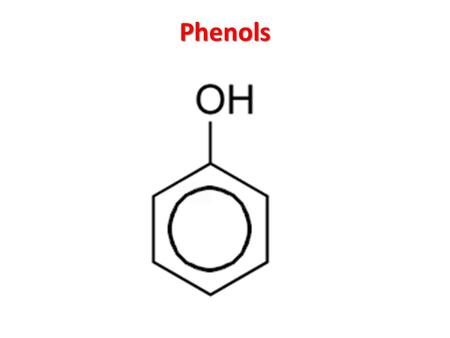 Phenols. HW: Hw1 Q 5 (12 marks) L.O.:  Describe the reactions of phenols with aqueous alkalis and with sodium to form salts  Discuss the roles of phenol.