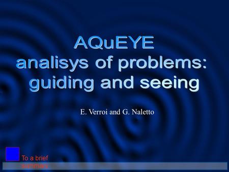 To a brief summary E. Verroi and G. Naletto. The main problem is the instability of count rates in the 4 channels  Bad possibility of pointing the star.