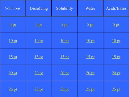 1 10 pt 15 pt 20 pt 25 pt 5 pt 10 pt 15 pt 20 pt 25 pt 5 pt 10 pt 15 pt 20 pt 25 pt 5 pt 10 pt 15 pt 20 pt 25 pt 5 pt 10 pt 15 pt 20 pt 25 pt 5 pt Solutions.