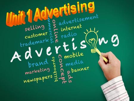 Project Developing an ad campaign Lead-in Nowadays, people all over the world use ads to promote public welfare. Have you ever thought of starting an.