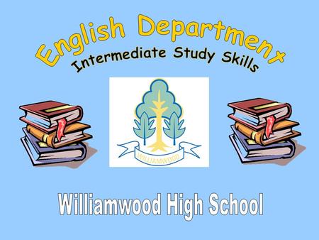 The purpose of this presentation is to provide you with an insight into how you can best support your child as they prepare themselves for the English.