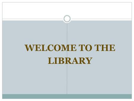 WELCOME TO THE LIBRARY. Meet Mrs. Lundberg I live in Mill Creek. I have 3 grown children.  Sarah  Ben  Ashleigh I’ve been married to my husband for.