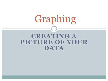 Creating a picture of your data