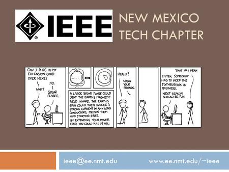 NEW MEXICO TECH CHAPTER