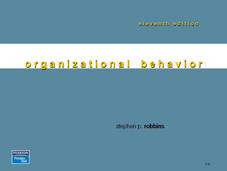 What Is Organizational Behavior