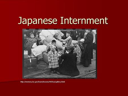 Japanese Internment