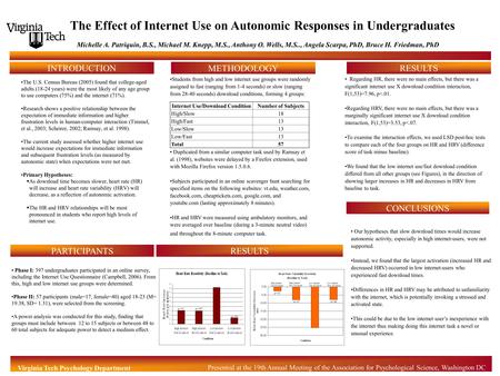 The U.S. Census Bureau (2005) found that college-aged adults (18-24 years) were the most likely of any age group to use computers (75%) and the internet.