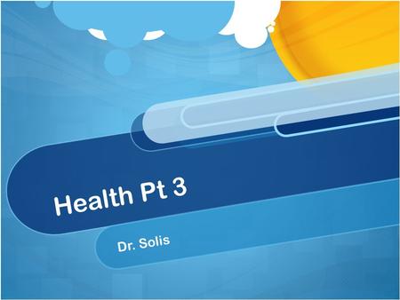 Health Pt 3 Dr. Solis. Nutrition – Deuteronomy 6:24-25 C. Everett Koop, M.D. – “If you do not smoke or drink excessively, your diet can influence your.