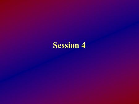 Session 4. Objectives: By the end of this session, the student will be able to: Identify the different types of noise commonly found in computer networks.