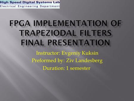 Instructor: Evgeniy Kuksin Preformed by: Ziv Landesberg Duration: 1 semester.