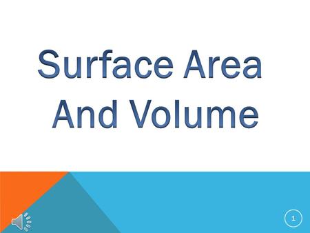 1 Surface area of cylinder: Objectives: At the end of the lesson the students should be able; To find the surface area of a cylinder.. What is a cylinder?