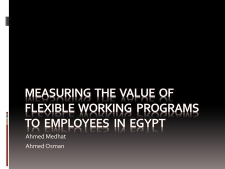 Ahmed Medhat Ahmed Osman. Agenda IntroductionProblem IdentificationObjectives of the researchResearch questionsLiterature reviewResearch Methodology.