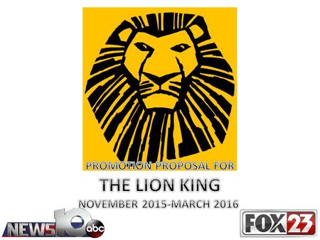 NEWS10ABC and WXXA Fox 23 are ready for the return of “THE LION KING” To PROCTORS in March, 2016! WTEN ABC and WXXA Fox 23 have planned multiple promotions.