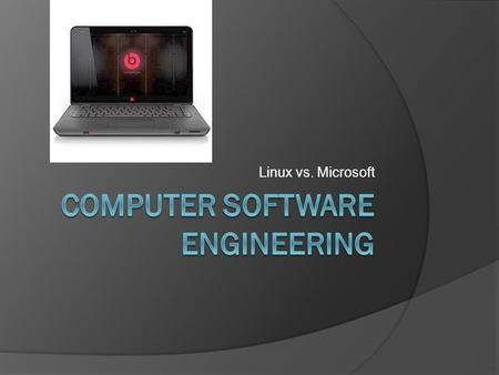 Linux vs. Microsoft. Job Description  Computer applications software engineers analyze end users' needs and design, construct, deploy, and maintain general.