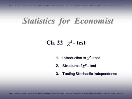 Statistics & Econometrics Statistics & Econometrics Statistics & Econometrics Statistics & Econometrics Statistics & Econometrics Statistics & Econometrics.