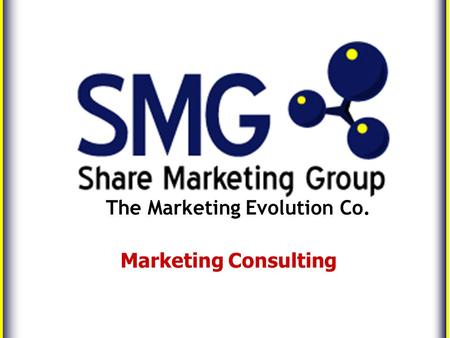 The Marketing Evolution Co. Marketing Consulting.