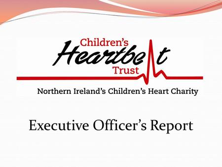 Executive Officer’s Report. Local Family Support Currently 11 local family support groups across N.I. Since summer 2009 – 5 new area contacts in Antrim,