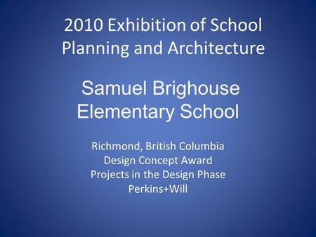 Samuel Brighouse Elementary School