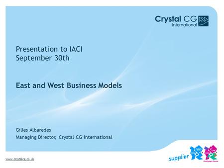 Presentation to IACI September 30th