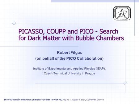 PICASSO, COUPP and PICO - Search for Dark Matter with Bubble Chambers