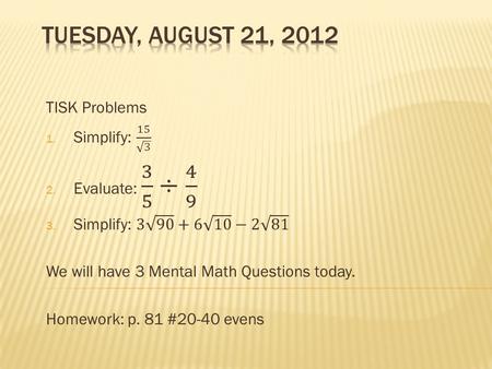 15) 17) 18) 1 2 19) 23) 25) Conditional Statement: A conditional statement has two parts, a hypothesis and a conclusion. If-Then Form: the “if” part.