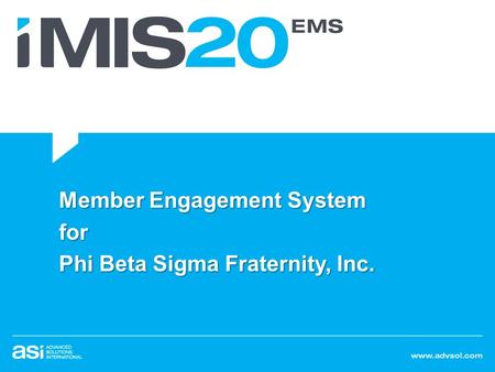 Member Engagement System for Phi Beta Sigma Fraternity, Inc.